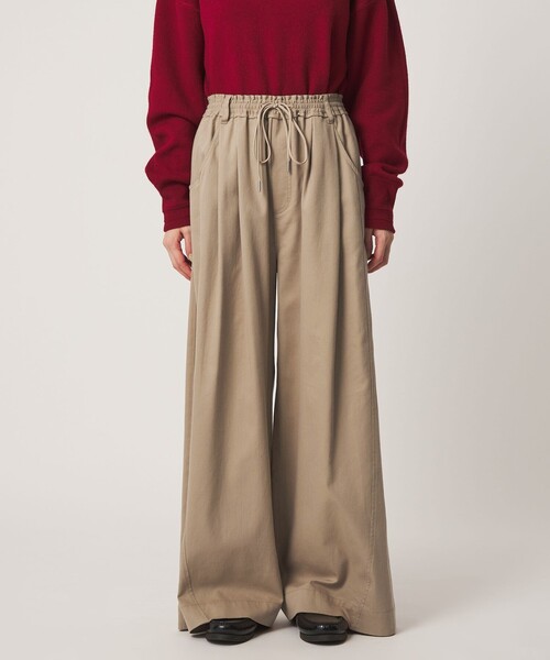 CITEN(シテン)の「<CITEN>チノタックワイドパンツ(チノパンツ・レディース・ブラック/ワイン/ベージュ・S/M)」の12枚目の写真