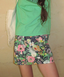 CENTAUR.KR（セントール）の「VIRGIN MINI SKIRT_NAVY（スカート）」