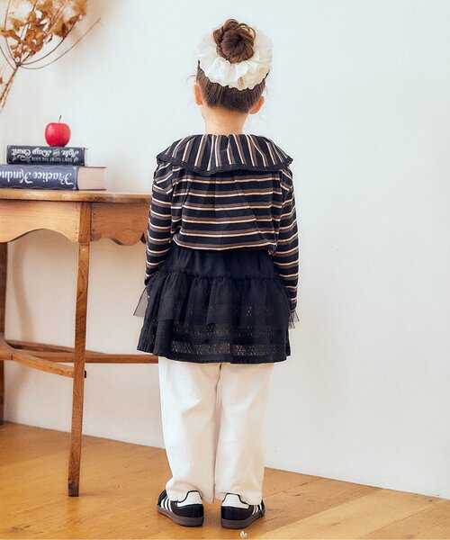 Boribon(ボリボン)の「リボンカラートップス(Tシャツ/カットソー・キッズ・マスタード/アイボリー/その他2・120/80/100/90/110)」の7枚目の写真