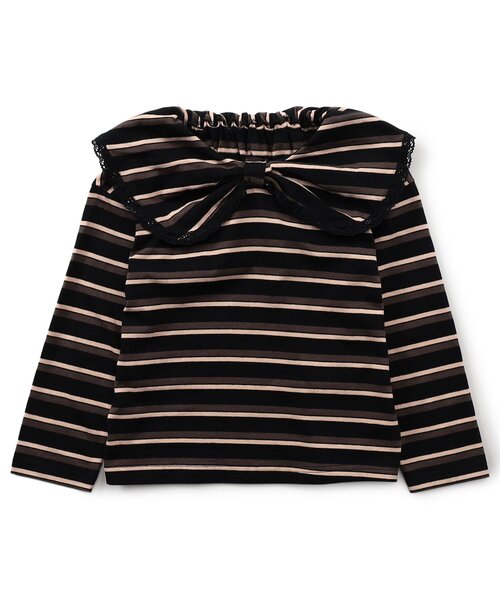 Boribon(ボリボン)の「リボンカラートップス(Tシャツ/カットソー・キッズ・マスタード/アイボリー/その他2・120/80/100/90/110)」の4枚目の写真