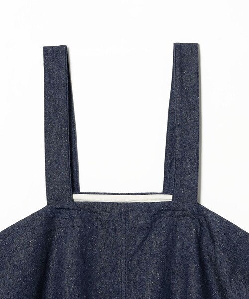 BEAMS BOY(ビームスボーイ)の「HAVERSACK / 9oz ネップ デニム サロペット スカート(スカート・レディース・インディゴブルー・1)」の3枚目の写真