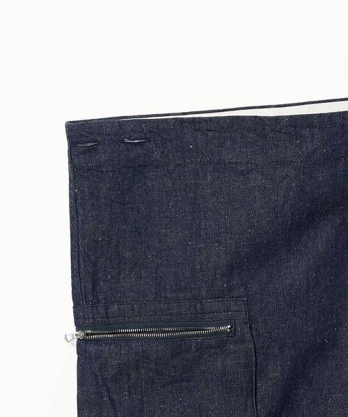 BEAMS BOY(ビームスボーイ)の「HAVERSACK / 9oz ネップ デニム サロペット スカート(スカート・レディース・インディゴブルー・1)」の4枚目の写真
