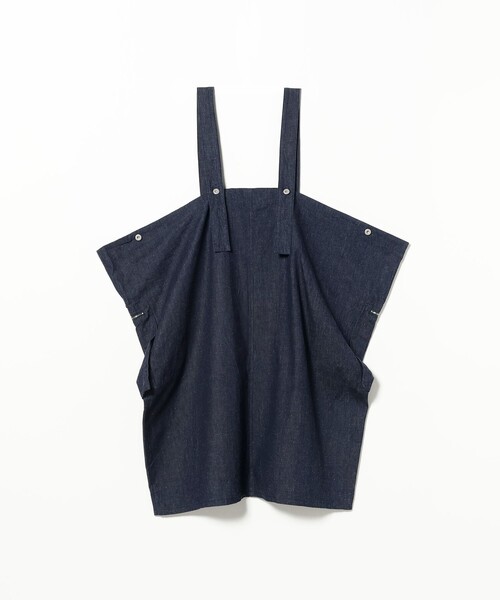 BEAMS BOY(ビームスボーイ)の「HAVERSACK / 9oz ネップ デニム サロペット スカート(スカート・レディース・インディゴブルー・1)」の6枚目の写真