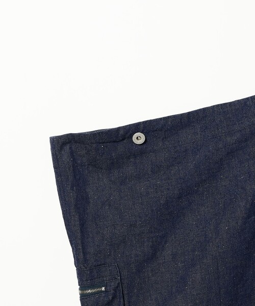BEAMS BOY(ビームスボーイ)の「HAVERSACK / 9oz ネップ デニム サロペット スカート(スカート・レディース・インディゴブルー・1)」の8枚目の写真