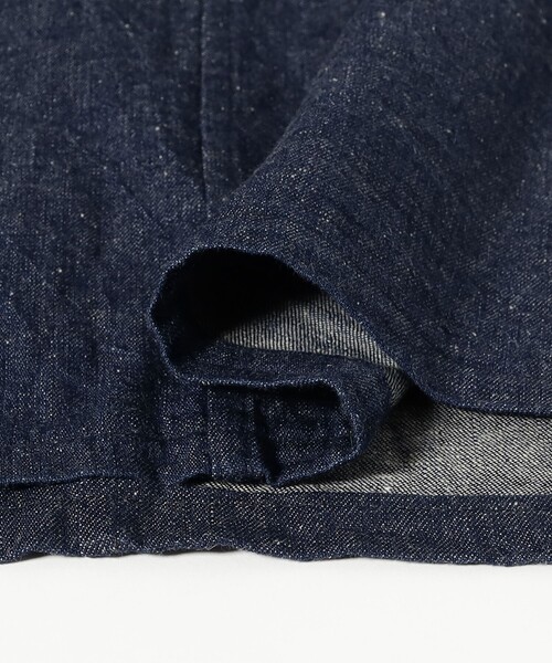 BEAMS BOY(ビームスボーイ)の「HAVERSACK / 9oz ネップ デニム サロペット スカート(スカート・レディース・インディゴブルー・1)」の11枚目の写真