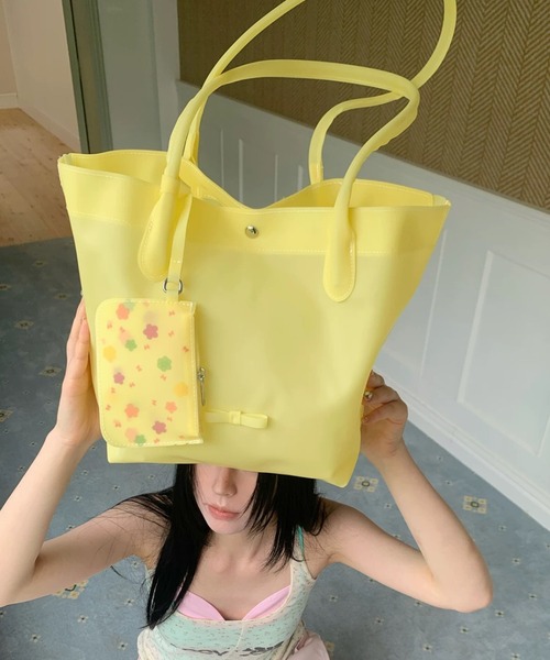 Vipoa(ヴィポア)の「Candy jelly bag(トートバッグ・レディース・イエロー/グリーン/コーラル/パープル/ミント・FREE)」の22枚目の写真