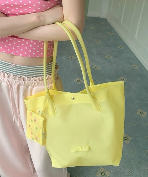 Vipoa(ヴィポア)の「Candy jelly bag(トートバッグ・レディース・イエロー/グリーン/コーラル/パープル/ミント・FREE)」の20枚目の写真