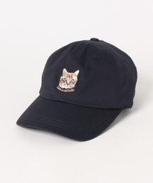 Bleu Bleuet（ブルーブルーエ）の「cat刺繍キャップ（キャップ）」