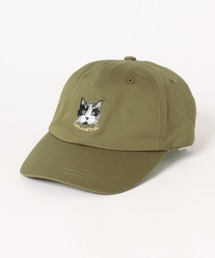 Bleu Bleuet（ブルーブルーエ）の「cat刺繍キャップ（キャップ）」