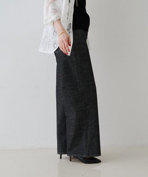 upperhights(アッパーハイツ)の「【upper hights / アッパーハイツ】THE STELLA AURA / ザ ステラ オーラ ワイドストレートデニム(デニムパンツ・レディース・インディゴブルー・23/24/25/22/21)」の4枚目の写真