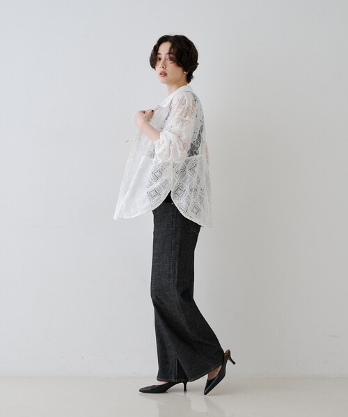 upperhights(アッパーハイツ)の「【upper hights / アッパーハイツ】THE STELLA AURA / ザ ステラ オーラ ワイドストレートデニム(デニムパンツ・レディース・インディゴブルー・23/24/25/22/21)」の12枚目の写真