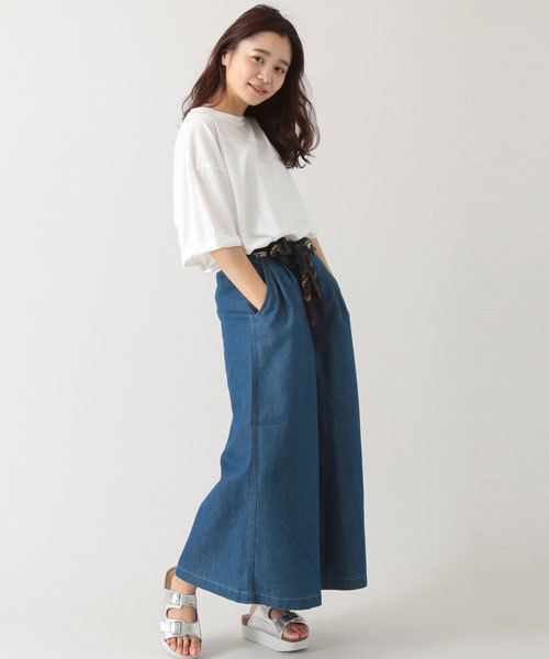 E hyphen world gallery（イーハイフンワールドギャラリー）の「ビッグシルエットワンピース（ワンピース・レディース・ブラック/カーキ/オフホワイト/杢グレー・FREE）」の9枚目の写真