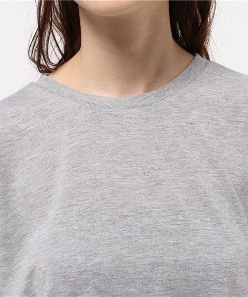 E hyphen world gallery（イーハイフンワールドギャラリー）の「ビッグシルエットワンピース（ワンピース・レディース・ブラック/カーキ/オフホワイト/杢グレー・FREE）」の8枚目の写真