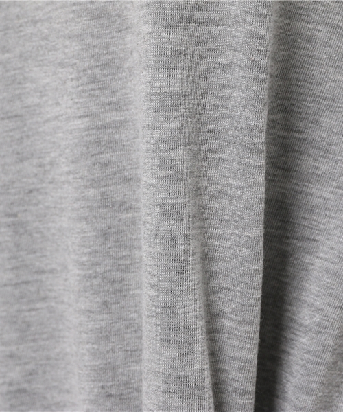 E hyphen world gallery（イーハイフンワールドギャラリー）の「ビッグシルエットワンピース（ワンピース・レディース・ブラック/カーキ/オフホワイト/杢グレー・FREE）」の13枚目の写真