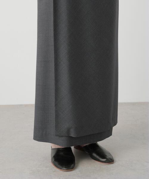 YLEVE(イレーヴ)の「YLEVE / SUPER140's WOOL TROPICAL SKIRT(スカート・レディース・グレー系その他3/ベージュ・1/0)」の8枚目の写真