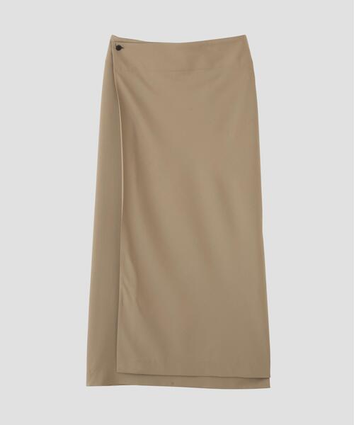 YLEVE(イレーヴ)の「YLEVE / SUPER140's WOOL TROPICAL SKIRT(スカート・レディース・グレー系その他3/ベージュ・1/0)」の17枚目の写真