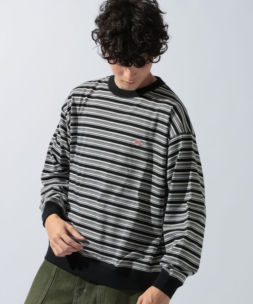 DANTON(ダントン)の「【DANTON(ダントン)】スウェットTシャツ(Tシャツ/カットソー・メンズ・ブラック/ダークブラウン・LARGE)」の2枚目の写真