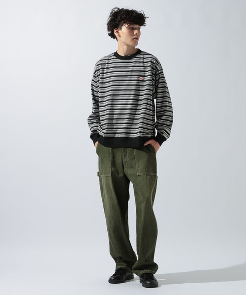 DANTON(ダントン)の「【DANTON(ダントン)】スウェットTシャツ(Tシャツ/カットソー・メンズ・ブラック/ダークブラウン・LARGE)」の3枚目の写真