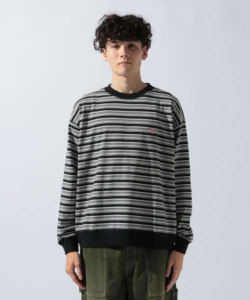 DANTON(ダントン)の「【DANTON(ダントン)】スウェットTシャツ(Tシャツ/カットソー・メンズ・ブラック/ダークブラウン・LARGE)」の9枚目の写真