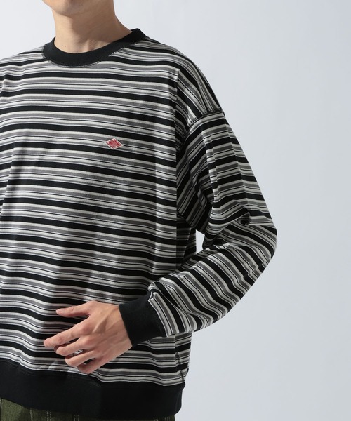 DANTON(ダントン)の「【DANTON(ダントン)】スウェットTシャツ(Tシャツ/カットソー・メンズ・ブラック/ダークブラウン・LARGE)」の14枚目の写真