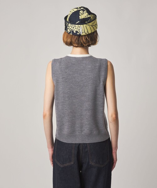 Steven Alan（スティーブンアラン）の「＜Steven Alan＞ウール タイリボン ノースリーブ ニット（ニット/セーター・レディース・ベージュ/グレー系・FREE）」の12枚目の写真