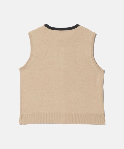 Steven Alan（スティーブンアラン）の「＜Steven Alan＞ウール タイリボン ノースリーブ ニット（ニット/セーター・レディース・ベージュ/グレー系・FREE）」の14枚目の写真