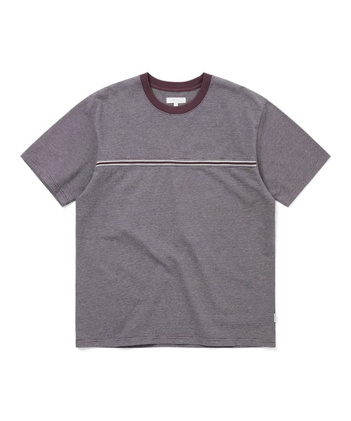 thisisneverthat（ディスイズネバーザット）の「Micro Striped Tee（Tシャツ/カットソー・メンズ・パープル系その他3/ネイビー/グレー・S/XL/L/M）」の3枚目の写真