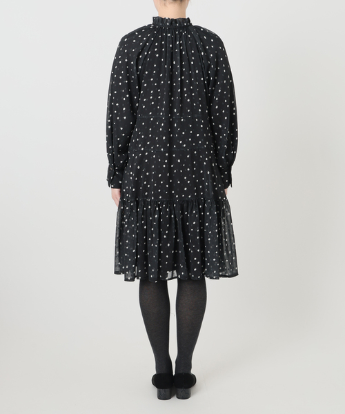 La TOTALITE(ラトータリテ)の「【洗える】プリンテッドミニワンピース(ワンピース・レディース・ブラック系その他/ブラック・FREE)」の17枚目の写真