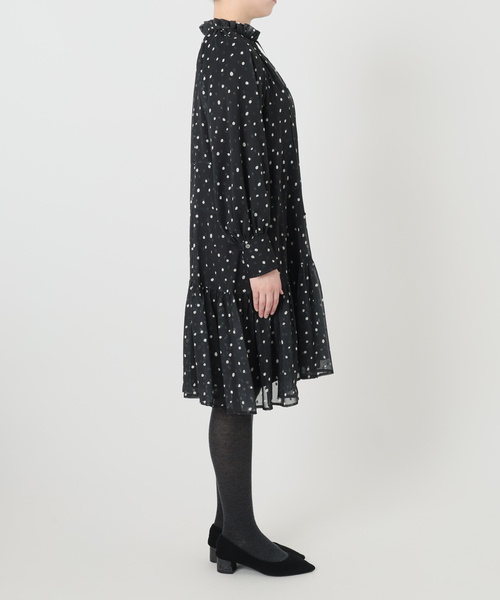 La TOTALITE(ラトータリテ)の「【洗える】プリンテッドミニワンピース(ワンピース・レディース・ブラック系その他/ブラック・FREE)」の18枚目の写真