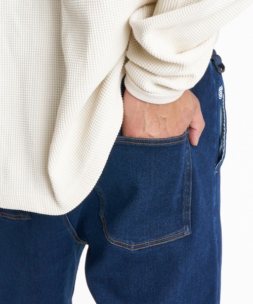 ELEMENT(エレメント)の「ELEMENT メンズ SHOD PANTS STD ロングパンツ 【2026年秋冬モデル】/エレメントウエストゴムワイドテーパードパンツ(その他パンツ・メンズ・ブラック/ライトブルー/ブラック系その他/ベージュ/ブルー系その他・X-LARGE/LARGE/MEDIUM)」の6枚目の写真