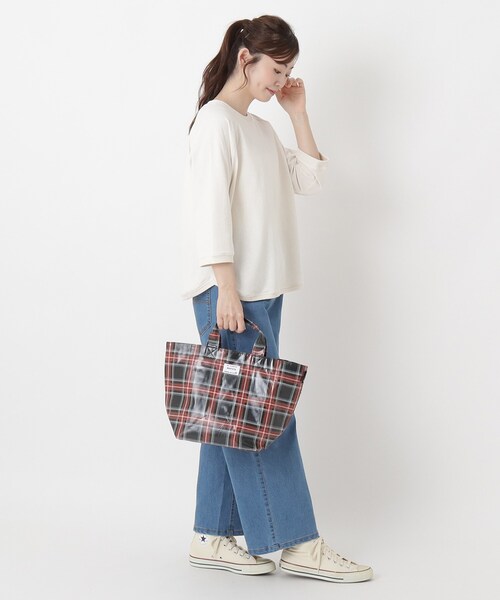 one'sterrace（ワンズテラス）の「ROOTOTE ルートート デリラミネート Z（トートバッグ・レディース・グリーン系その他6/レッド系9・99）」の8枚目の写真