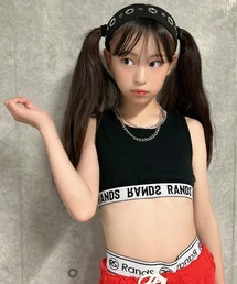 RandS/R（ランズアール）の「ブランドロゴゴムタンクトップ（タンクトップ）」