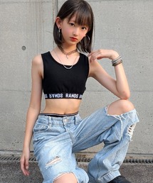 RandS/R（ランズアール）の「ブランドロゴゴムタンクトップ（タンクトップ）」