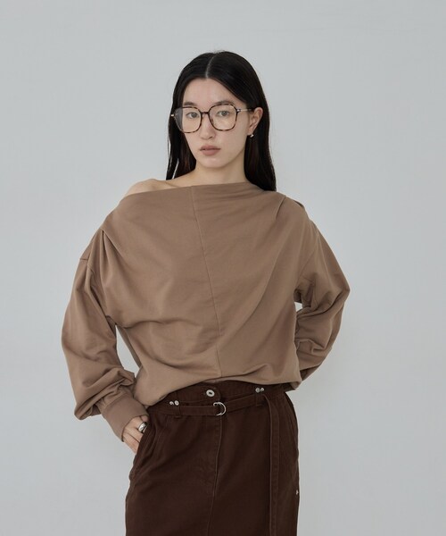 セール】裏毛オフショルカットソー（Tシャツ/カットソー）｜GALLEST