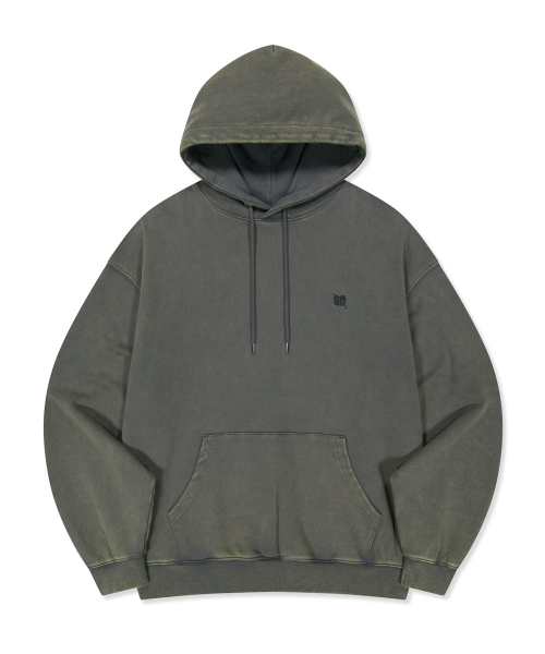 BROWNBREATH（ブラウンブレス）の「ウォッシュドタグフーディー（パーカー・レディース・ダークグレー/ベージュ/ブルー・LARGE/X-LARGE/MEDIUM/SMALL）」の4枚目の写真