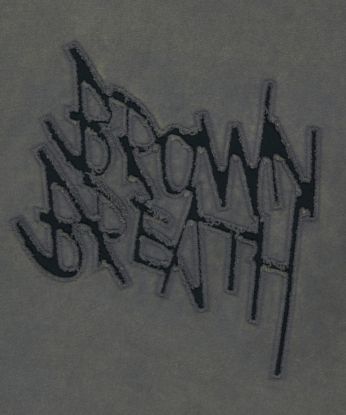 BROWNBREATH（ブラウンブレス）の「ウォッシュドタグフーディー（パーカー・レディース・ダークグレー/ベージュ/ブルー・LARGE/X-LARGE/MEDIUM/SMALL）」の13枚目の写真