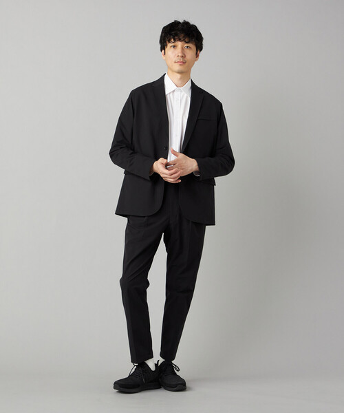 COMME CA MEN（コムサメン）の「【撥水】【セットアップ対応】〔TEXBRID〕4WAYテック パンツ（その他パンツ・メンズ・ブラック・M/S/L）」の4枚目の写真
