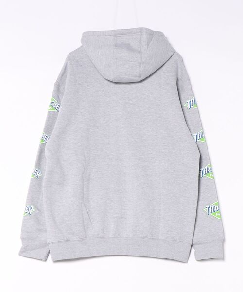 HUF(ハフ)の「HUF X THRASHER ロゴ フーディー(パーカー・メンズ・ブラック/ヘザーグレー・LARGE/MEDIUM/X-LARGE)」の12枚目の写真
