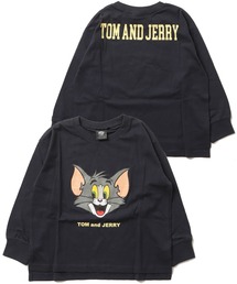 ARCADE（アーケード）の「TOM & JERRY トムとジェリー キッズ オーバーサイズ 長袖 プリントTシャツ 子供服 バックプリントもあり（Tシャツ/カットソー）」