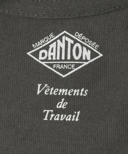 DANTON(ダントン)の「DANTON POCKET T-SHIRTS(Tシャツ/カットソー・レディース・ライトグレー・SMALL)」の2枚目の写真