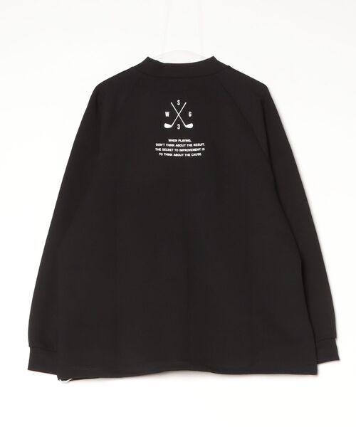 ROYAL FLASH（ロイヤルフラッシュ）の「THE SWINGGGR/ザ スウィンガー/SWG3 MOCK NECK LS（Tシャツ/カットソー・メンズ・ホワイト/ブラック・3/2）」の3枚目の写真