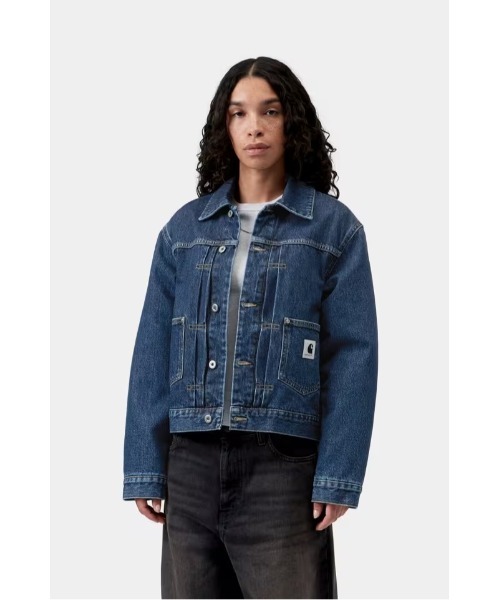 Carhartt WIP(カーハートダブリューアイピー)の「W' Belmar Jacket(デニムジャケット・メンズ・ブルー系その他・LARGE/MEDIUM/SMALL)」の4枚目の写真