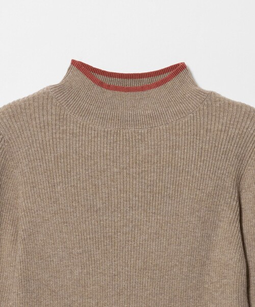A DAY IN THE LIFE UNITED ARROWS(アデイインザライフユナイテッドアローズ)の「リブ バイカラー ハイネックニット ‐ウォッシャブル‐<A DAY IN THE LIFE>(ニット/セーター・レディース・オフホワイト/ブラック/ベージュ/ネイビー・FREE)」の11枚目の写真