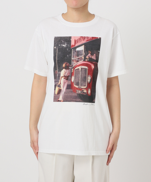 Couture d'adam（クチュールドアダム）の「COUTURE D'ADAM/クチュールドアダム T-Shirt/J&S with Double D（Tシャツ/カットソー・レディース・ホワイト/チャコールグレー・38）」の4枚目の写真