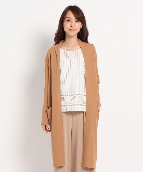 grove（グローブ）の「サカリバロングカーディガン（カーディガン/ボレロ・レディース・グレー/ブルー/ホワイト/ブラウン/ブルー系1・02/03）」の12枚目の写真