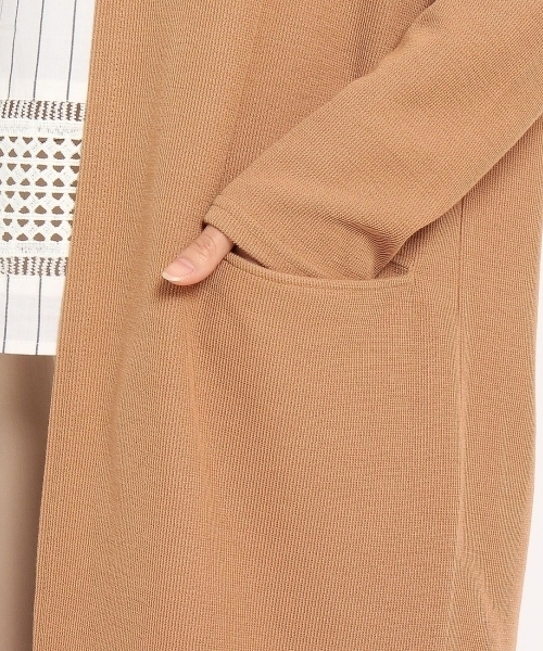 grove（グローブ）の「サカリバロングカーディガン（カーディガン/ボレロ・レディース・グレー/ブルー/ホワイト/ブラウン/ブルー系1・02/03）」の9枚目の写真