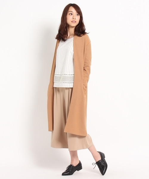 grove（グローブ）の「サカリバロングカーディガン（カーディガン/ボレロ・レディース・グレー/ブルー/ホワイト/ブラウン/ブルー系1・02/03）」の11枚目の写真