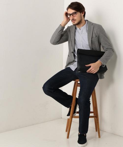 UNITED ARROWS（ユナイテッドアローズ）の「BAS ジャージー ジャケット◆（テーラードジャケット・メンズ・ホワイト/グレー/ネイビー・MEDIUM/LARGE/X-LARGE）」の14枚目の写真