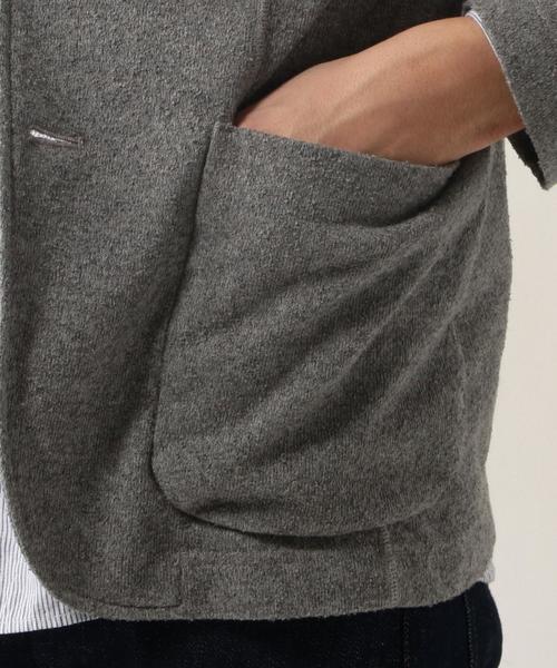 UNITED ARROWS（ユナイテッドアローズ）の「BAS ジャージー ジャケット◆（テーラードジャケット・メンズ・ホワイト/グレー/ネイビー・MEDIUM/LARGE/X-LARGE）」の11枚目の写真