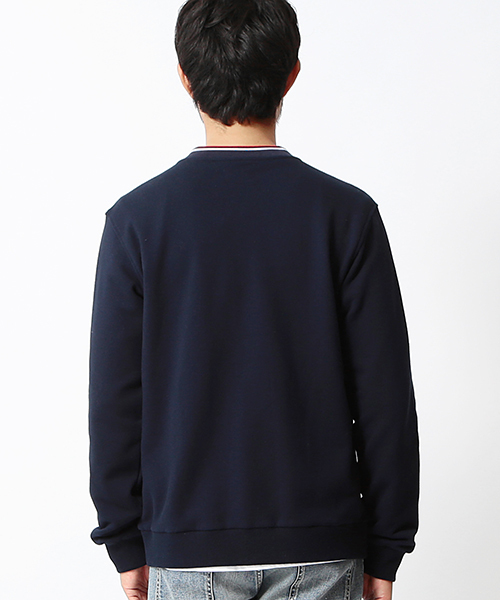 FRED PERRY（フレッドペリー）の「FRED PERRY×BEAMS / 別注 裏毛クルーカーディガン（カーディガン/ボレロ・メンズ・ネイビー/グレー・SMALL/MEDIUM/X-SMALL）」の8枚目の写真